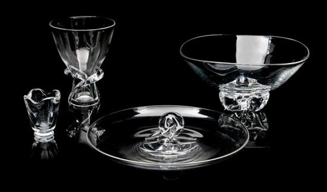 Seven Stueben Glass Articles Height of tallest 6 3/4 (1 of 2)