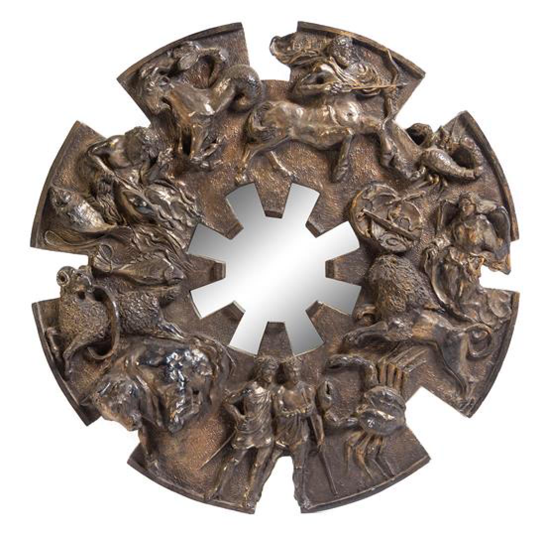 Zodiac Wall Mirror, USA, c. 1970s, (1 of 1)