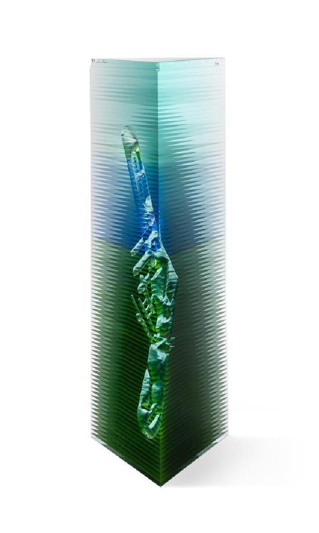 * Bohumil Elias, (Czech, b. 1937), Silhouette,: * Bohumil Elias (Czech, b. 1937) Silhouette, 1950-2000 glass Height 27 1/2 x width 10 x depth 5 3/4 inches Estimate $300-500 Sold to benefit the acquisition funds of the Indianapolis Museum of Art at 
