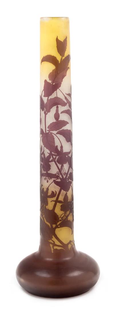 * Emile Galle, (French, 1846-1904), cameo vase (1 of 1)