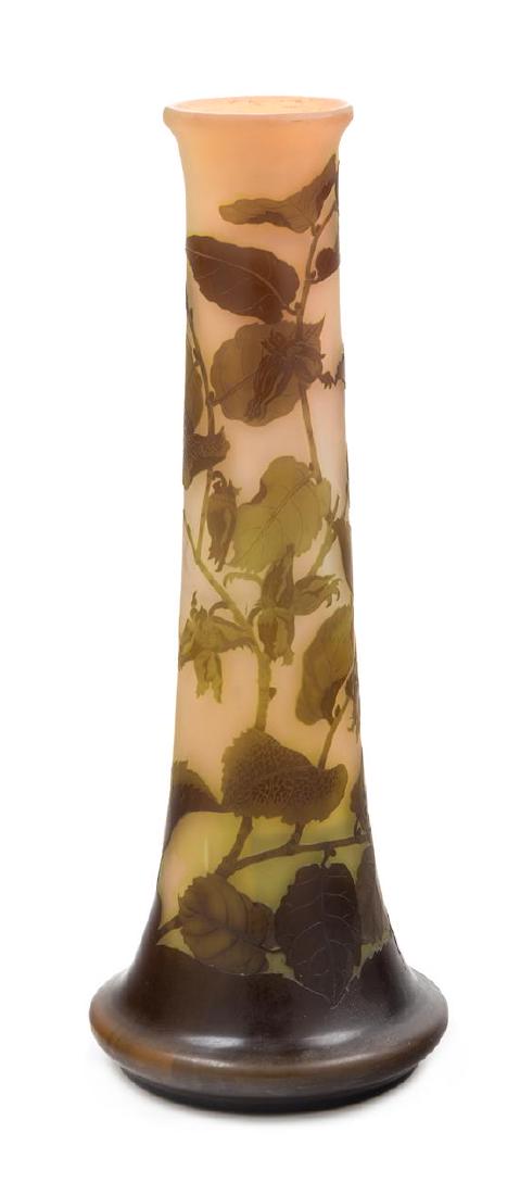 Emile Galle, (French, 1846-1904), cameo vase (1 of 1)