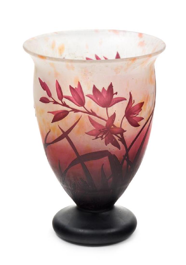 * Daum, France, Early 20th Century, cameo vase (1 of 1)