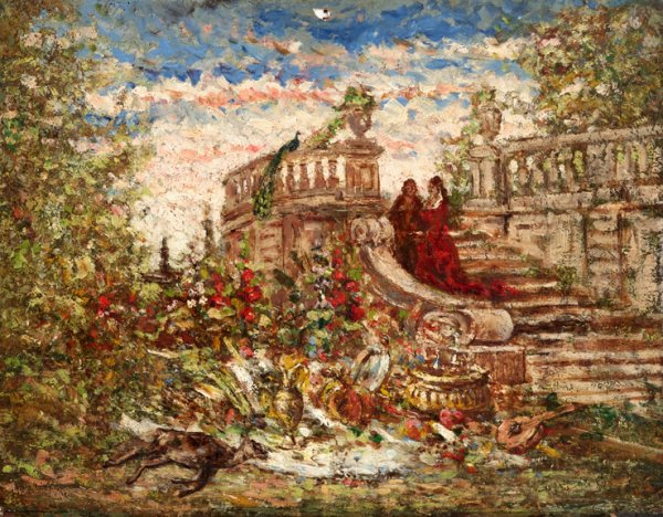 ADOLPHE MONTICELLI, (FRENCH 1824-1886), 'LANDSCAPE