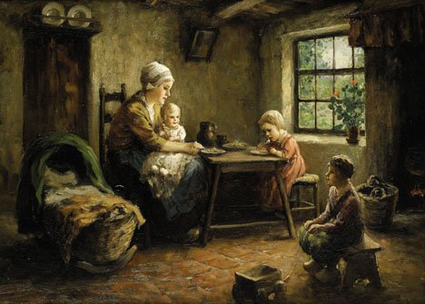 F* G* GRUST, (DUTCH 20TH CENTURY), MATERNAL CARES