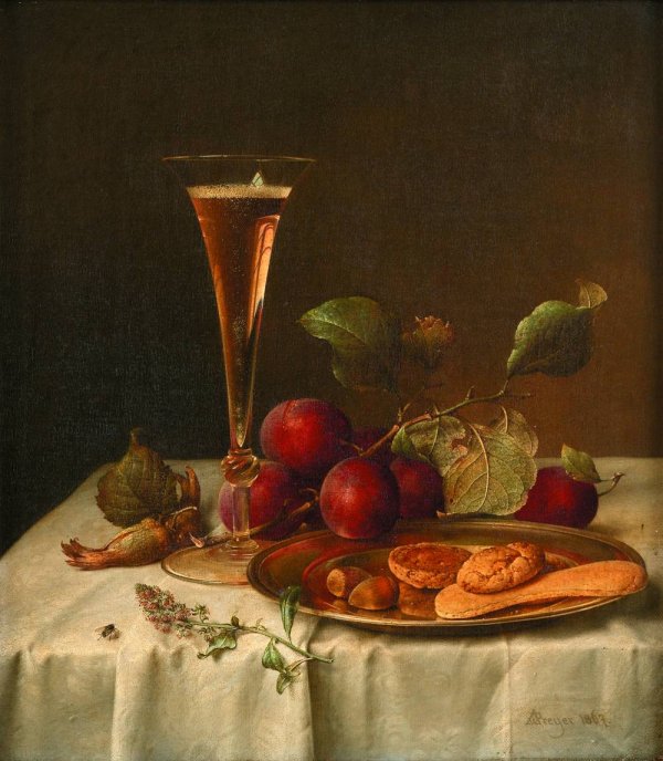JOHANN WILHELM PREYER, (GERMAN 1803-1889), STILL LI