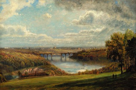 EDMUND DARCH LEWIS, (AMERICAN 1835-1910), A VIEW OF