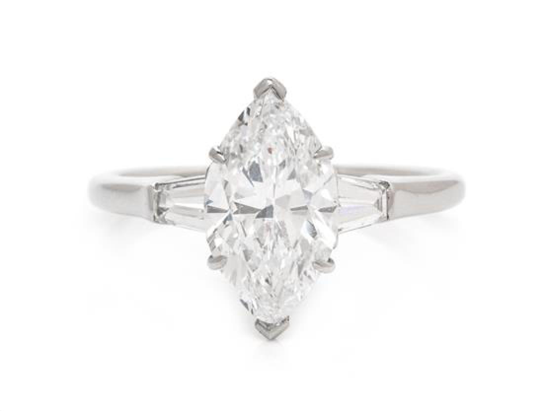 A Platinum and Diamond Ring, Harry Winston, Circa 1966, (1 of 1)