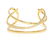 An 18 Karat Yellow Gold and Diamond Cuff Bracelet,