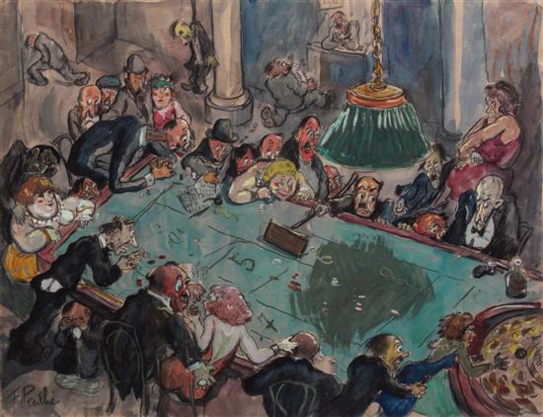 Fred Pailhes, (French, 1902-1991), Two Works; Untitled (1 of 2)