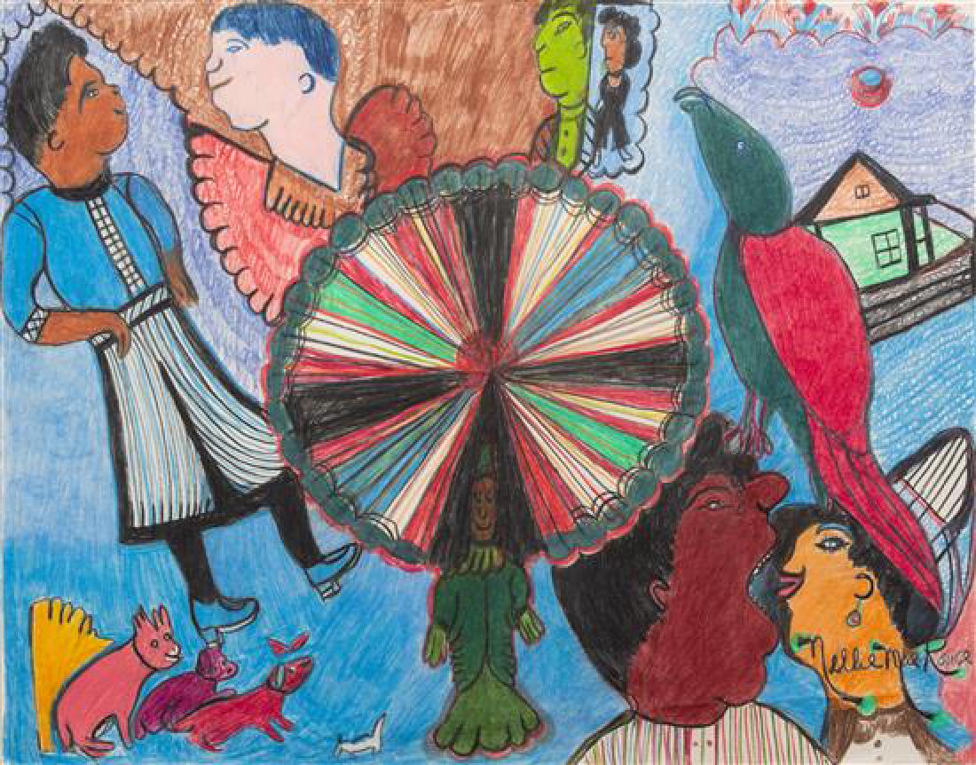 Nellie Mae Rowe, (American, 1900-1982), Untitled (1 of 1)