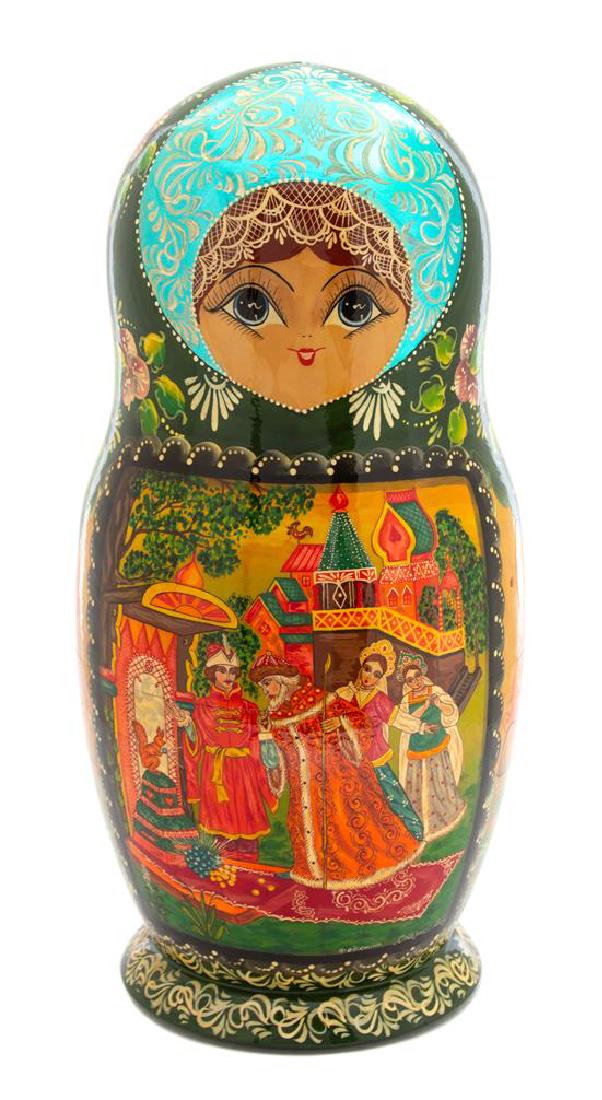 A Russian Matryoshka Nesting Doll Height 17 inches. (1 of 1)