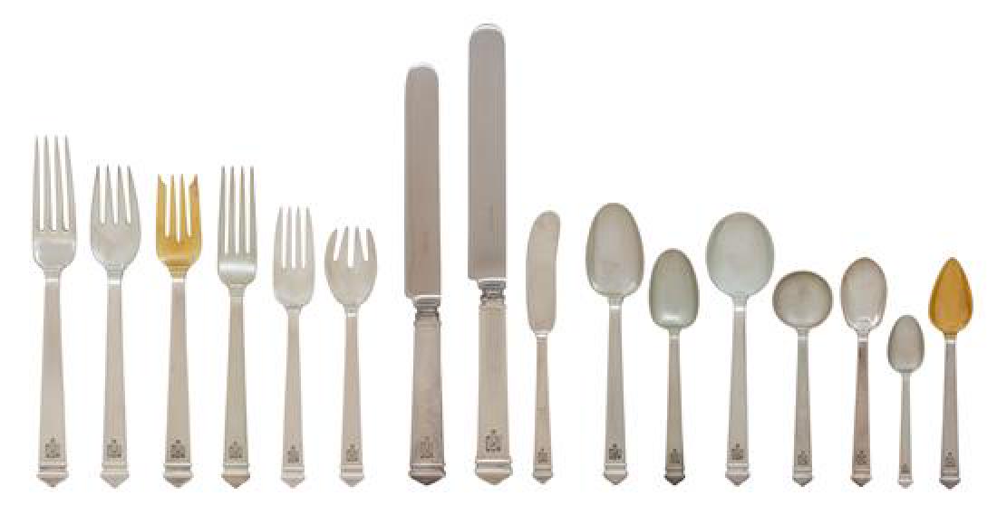 An American Silver Flatware Service for Twelve, TIffany (1 of 1)