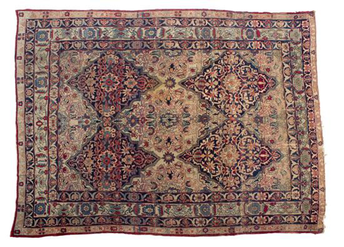 A Kerman Wool Rug 9' x 7' 5" (1 of 1)