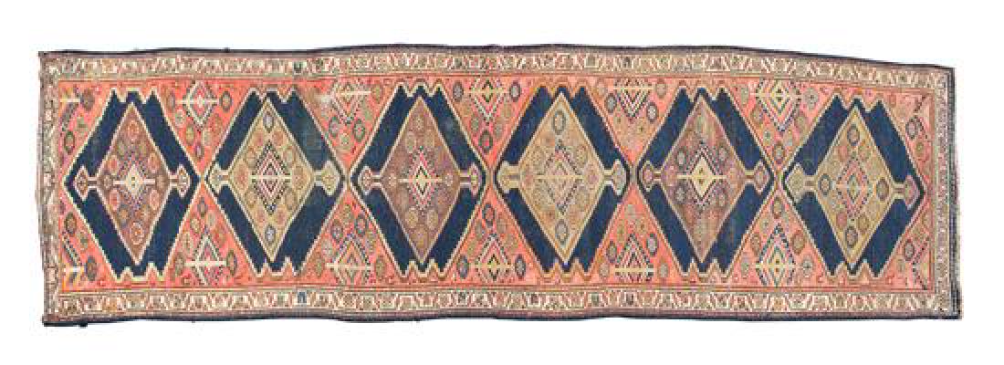 A Caucasian Wool Runner 10' 4" x 3' (1 of 1)