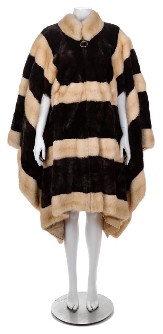 * A Bergdorf Goodman Black and White Mink Horizontal (1 of 3)