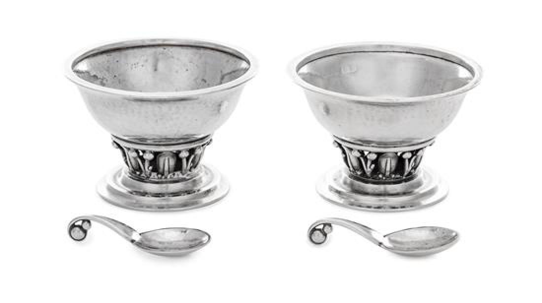 * A Pair of Danish Silver Salts, Georg Jensen (1 of 2)