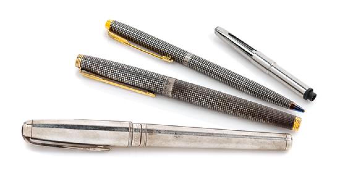 * An ST Dupont Silver Olympio Rollerball Pen Length of (1 of 1)
