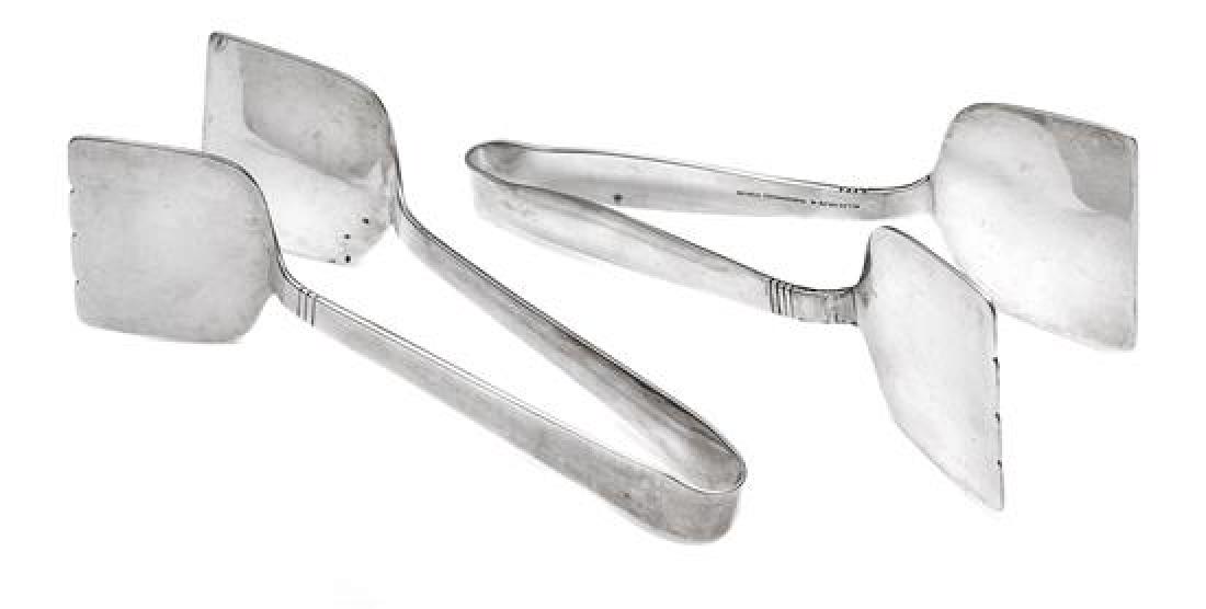 * A Pair of American Silver Sandwich Tongs, Alan Adler, (1 of 2)