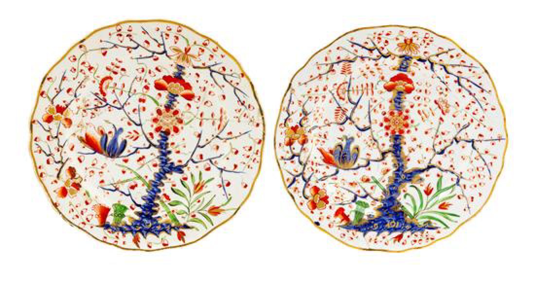 * A Pair of Imari Style Porcelain Plates Diameter 10 (1 of 1)