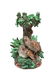 A Hugo Lonitz Majolica Figural Pedestal Height 12 5/8