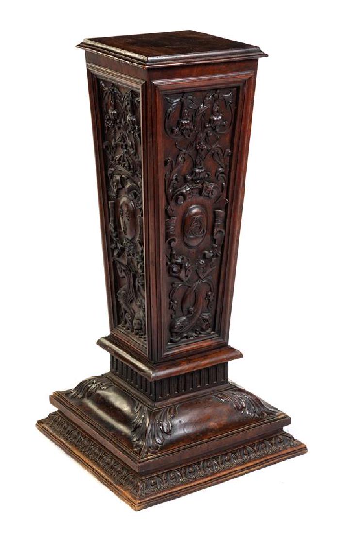 * A Victorian Carved Pedestal Height 38 1/2 x width 18 (1 of 1)