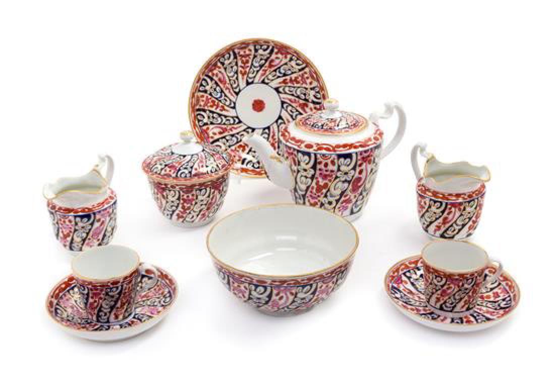 An Assorted Worcester Porcelain Tea Service (1 of 2)