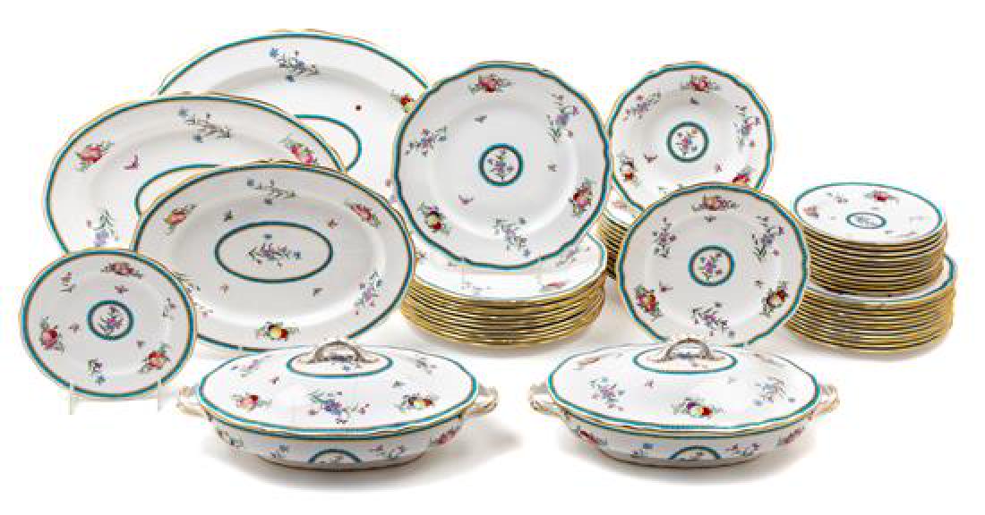 A Spode Porcelain Dinner Service Width of widest 16 5/8 (1 of 1)