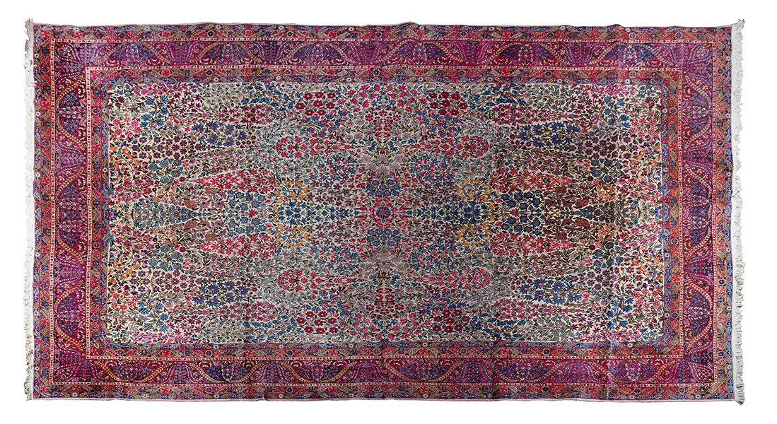 A Kirman Wool Rug 16 feet 1/2 inches x 9 feet 9 1/2 (1 of 1)