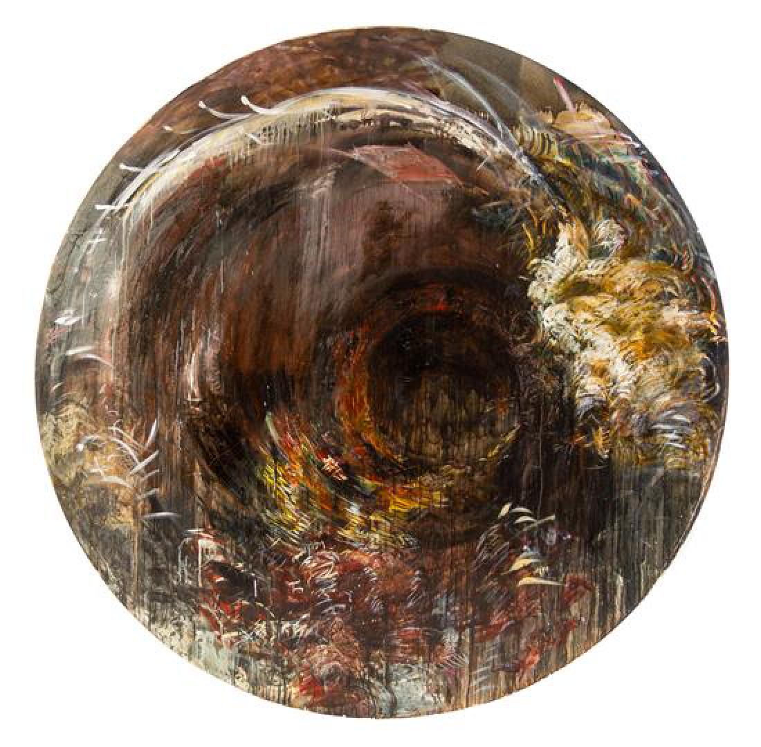 Pat Steir, (American, b. 1940), The Moon and the Wave: (1 of 1)