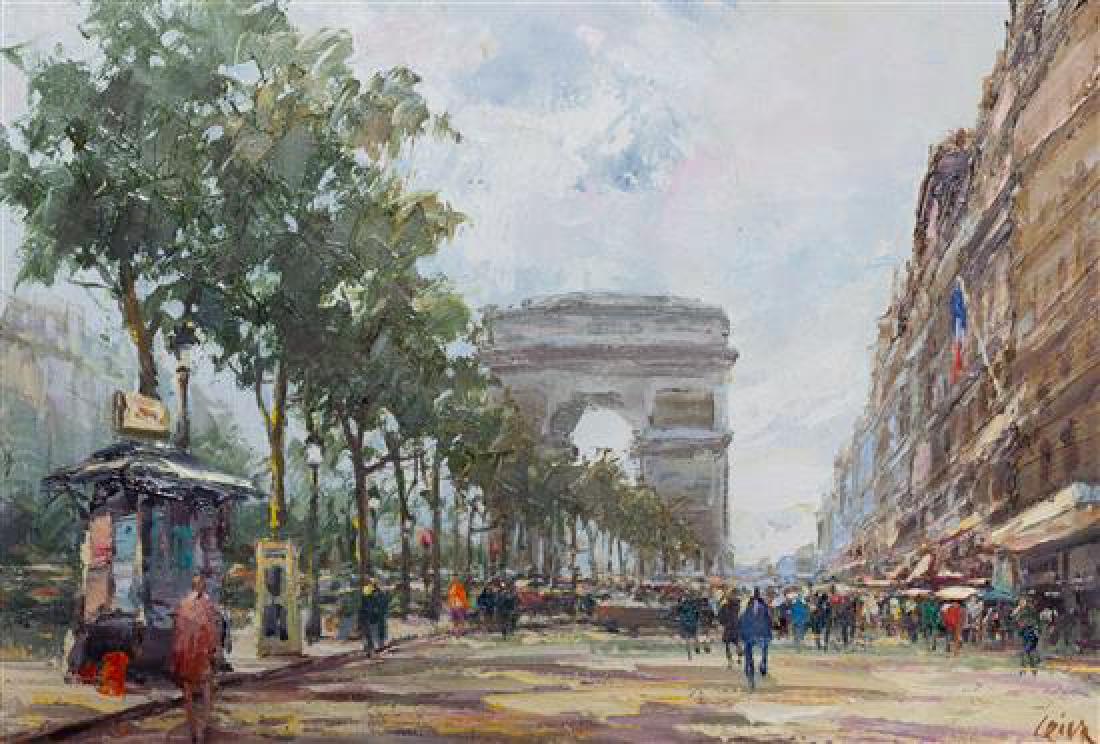 Leins, (French, 20th/21st century), Two Works; Untitled (1 of 2)