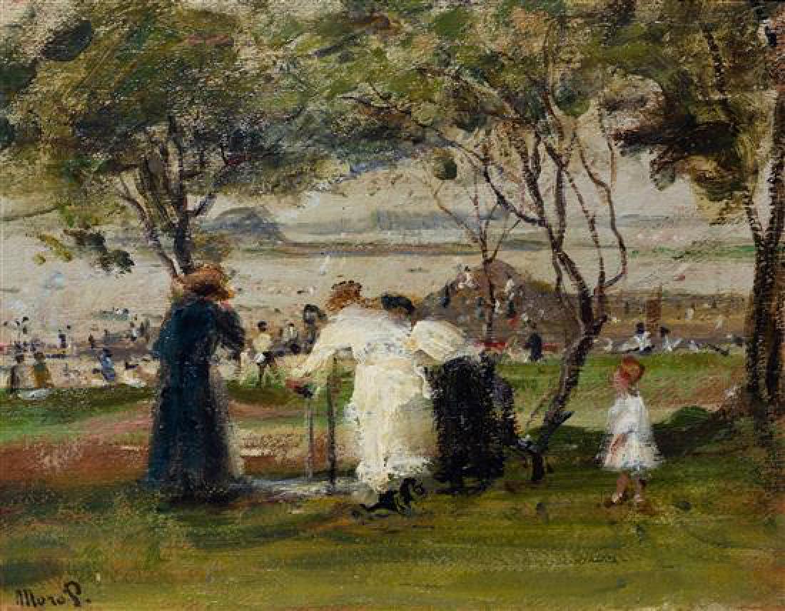 Paul Moro, (Italian/American, 1886-1953), At the (1 of 1)