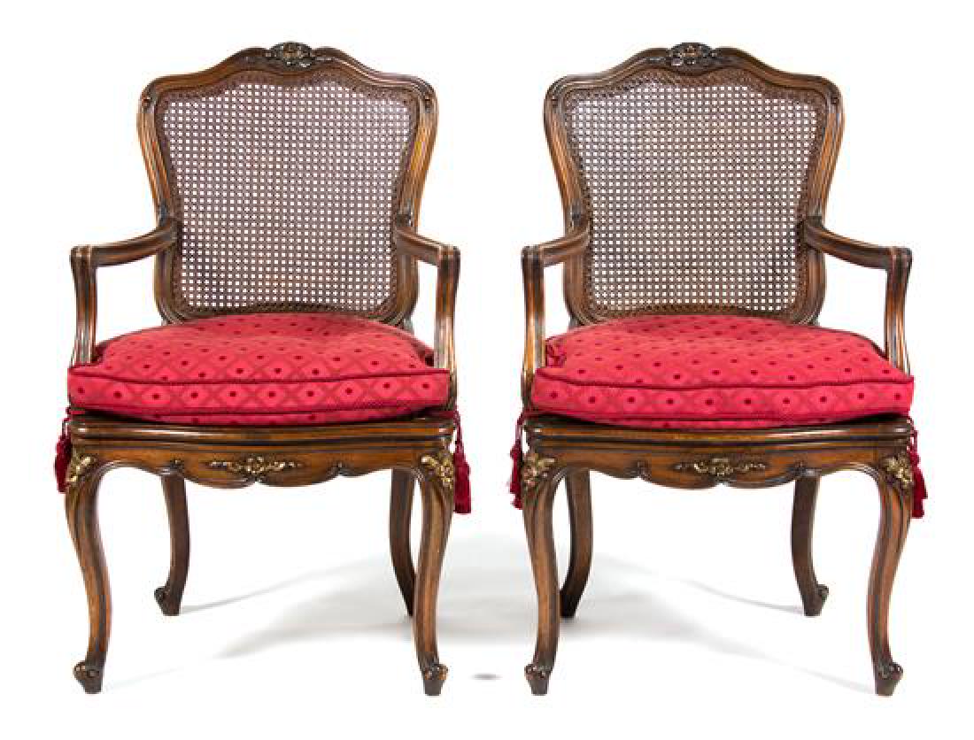 A Pair of Louis XV Provincial Style Carved Walnut (1 of 1)