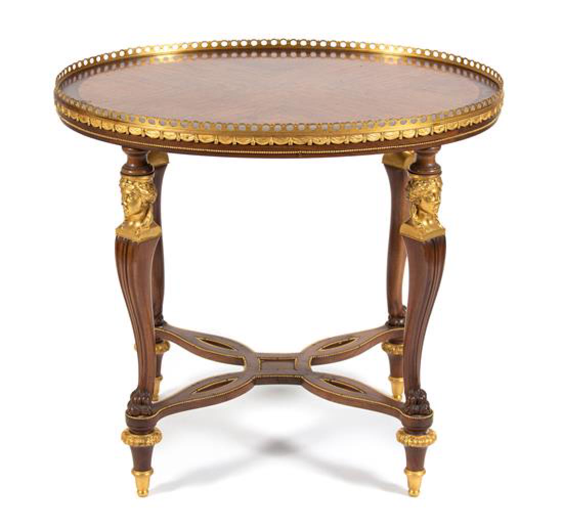 A Louis XVI Style Gilt Bronze Mounted Kingwood and (1 of 1)