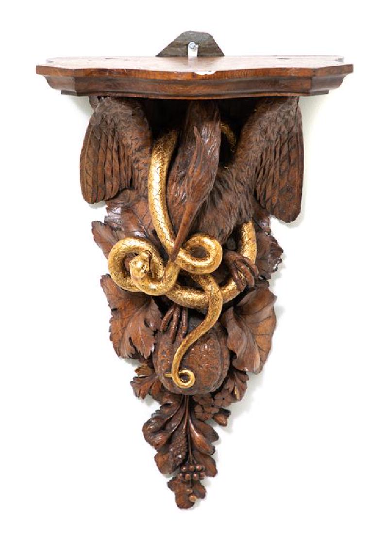 A Continental Carved and Parcel Gilt Wall Bracket (1 of 1)
