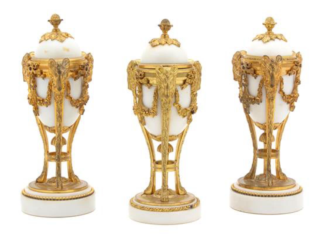 A Set of Three Louis XVI Style Gilt-Bronze-Mounted (1 of 1)