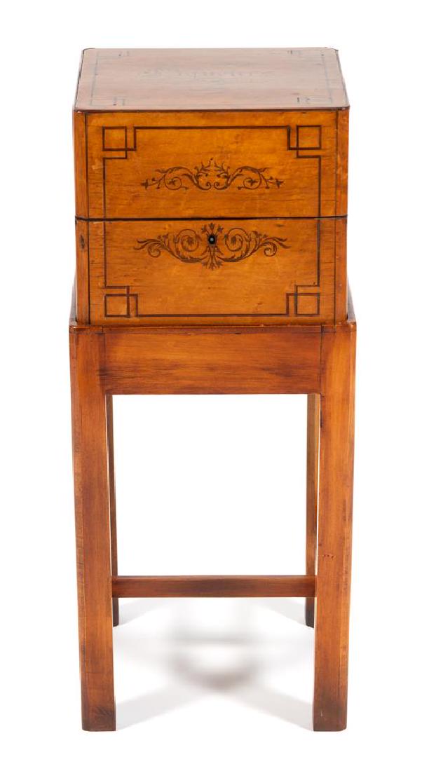 A Charles X Style Birds-Eye Maple Liqueur Chest on (1 of 2)