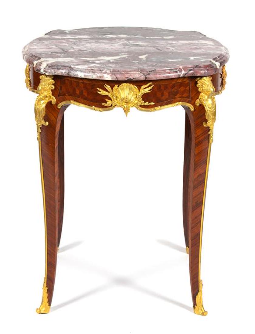 A Fine Louis XV Style Gilt-Bronze-Mounted Parquetry (1 of 1)