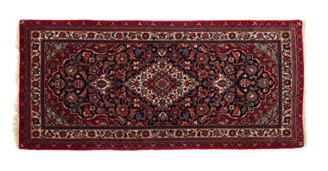 Two Persian Wool Rugs Larger 58 1/2 x 25 1/2 inches. (1 of 1)