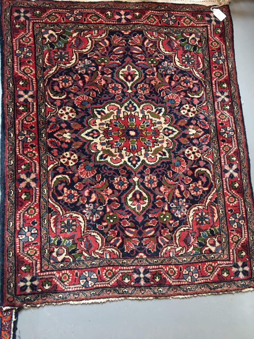 Two Persian Wool Mats Larger, 38 x 26 inches. (1 of 1)