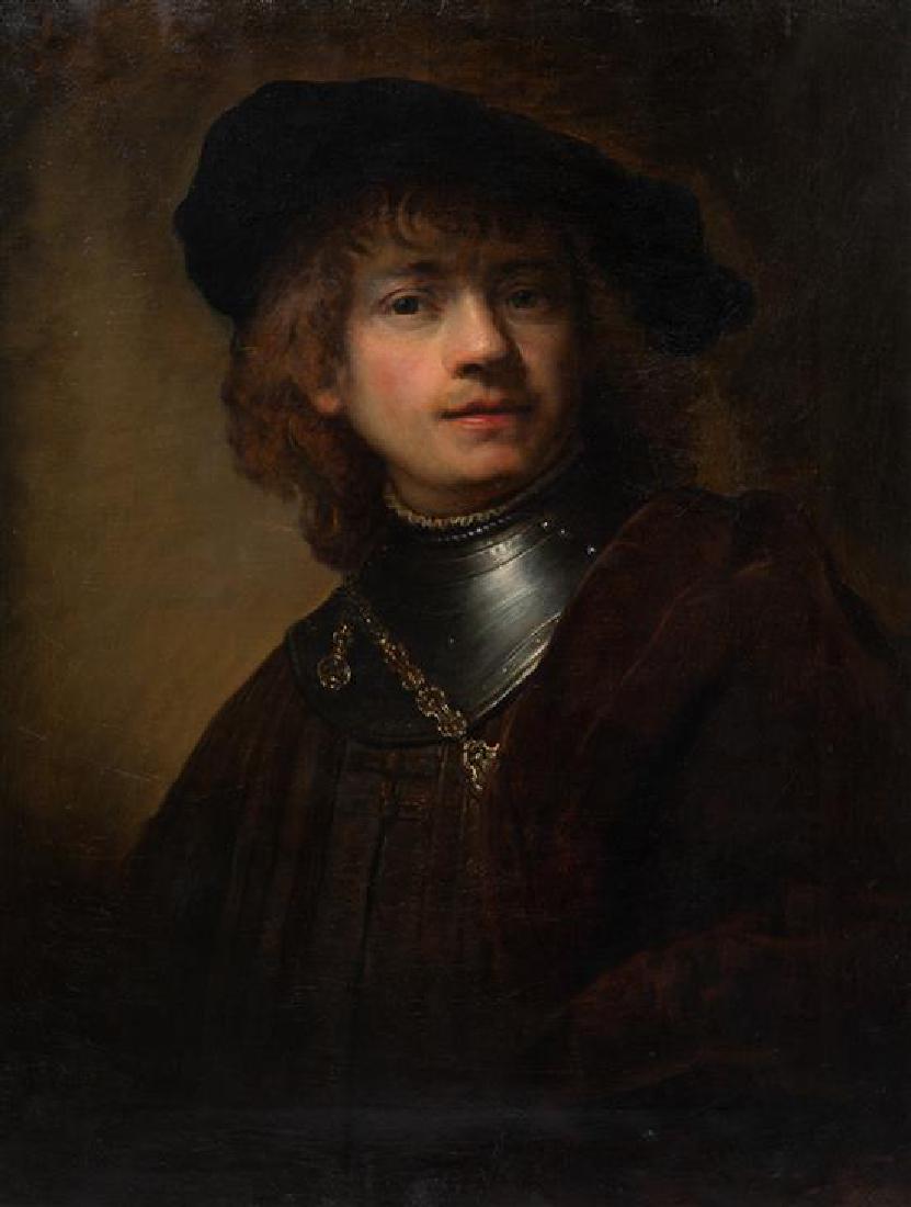 After Rembrandt Van Rijn, (19th Century), Self Portrait (1 of 1)