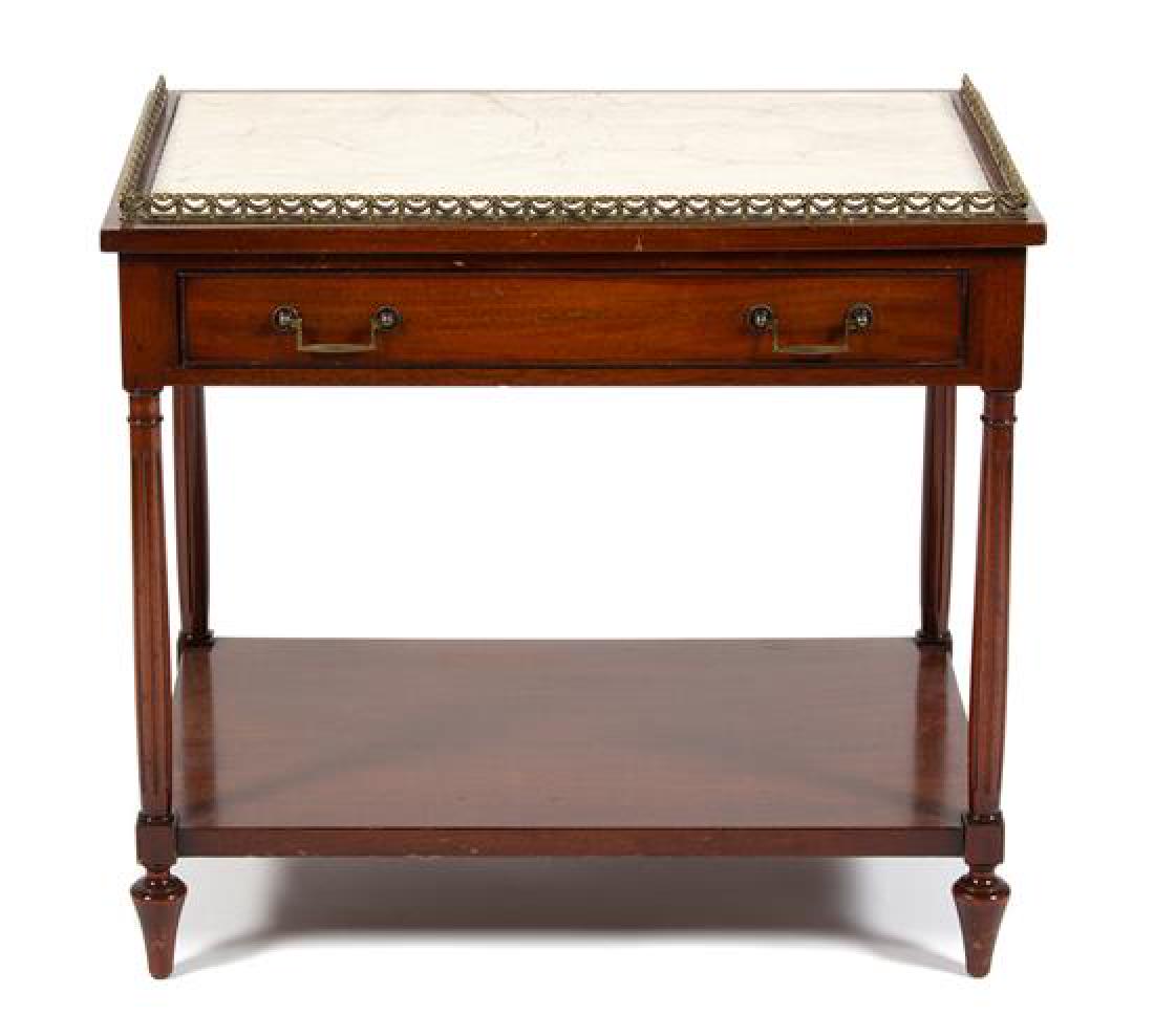 A Directoire Style Mahogany Gilt Metal Mounted Marble (1 of 1)