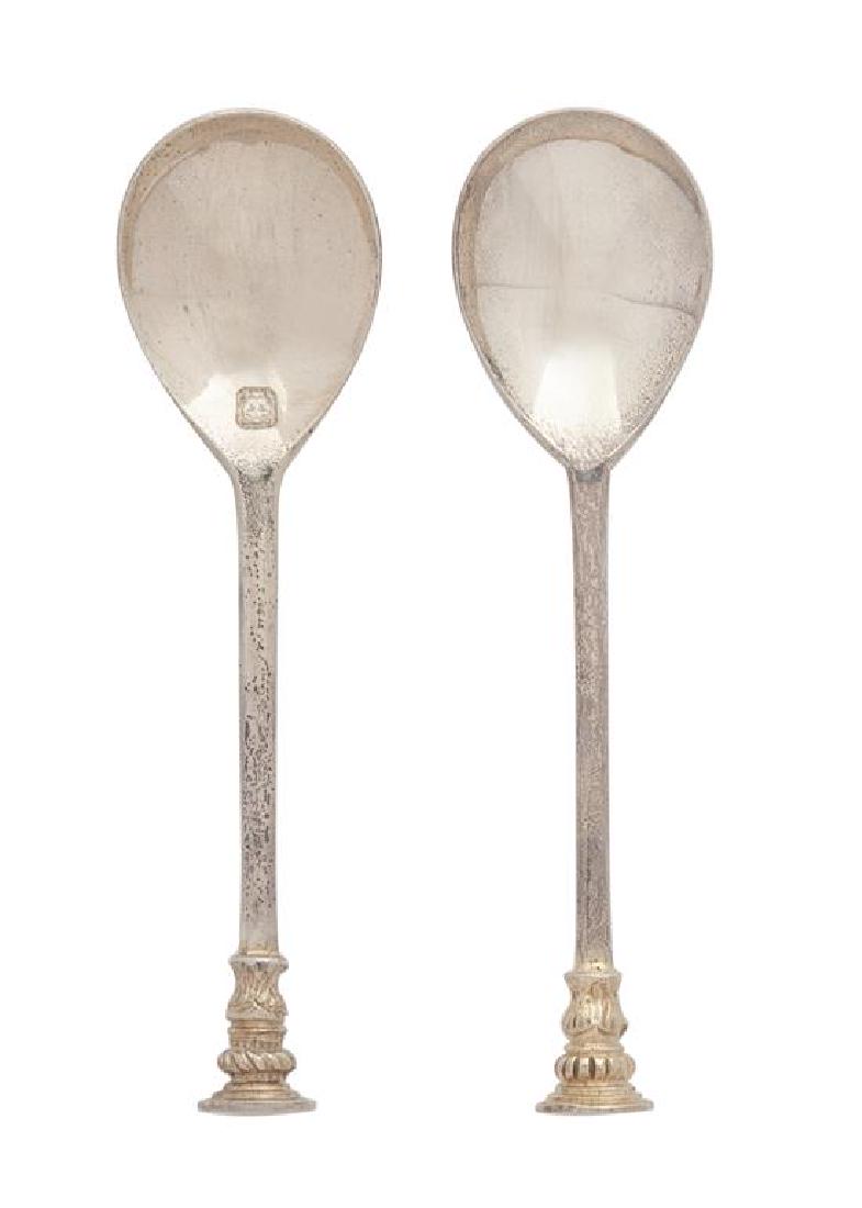 An English Silver Set of Demitasse Spoons, Thomas (1 of 1)