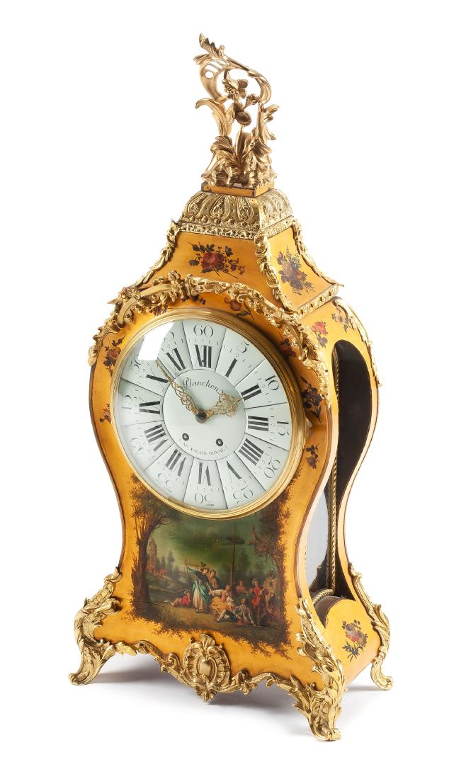 A Regence Style Vernis Martin Decorated Bracket Clock (1 of 1)