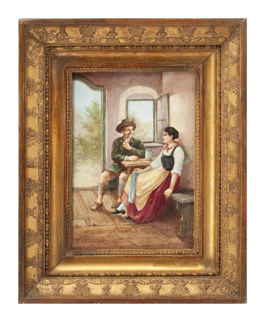 A French Porcelain Plaque Height 11 1/4 x width 8 1/4 (1 of 1)
