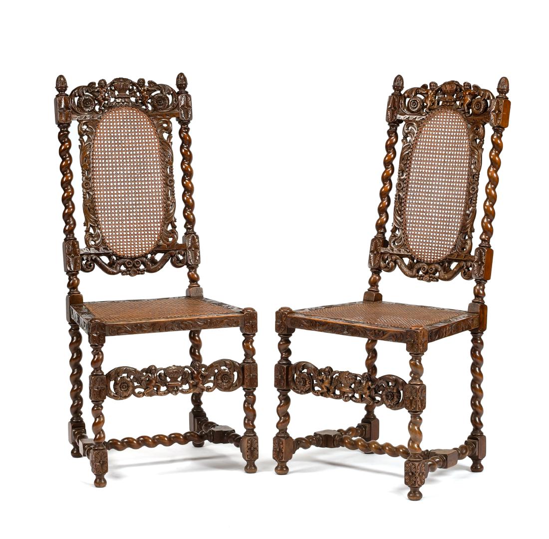 A Set of Six Renaissance Revival Dining Chairs Height (1 of 1)