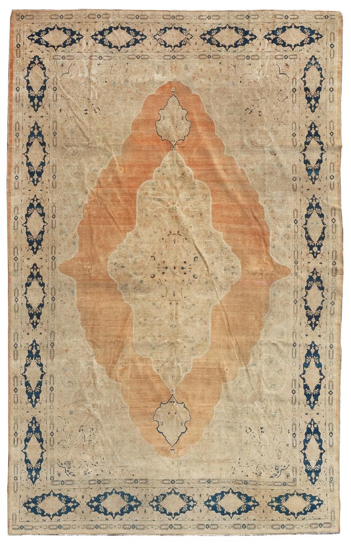 A Tabriz Wool Rug 16 feet 2 inches x 10 feet 9 inches. (1 of 1)