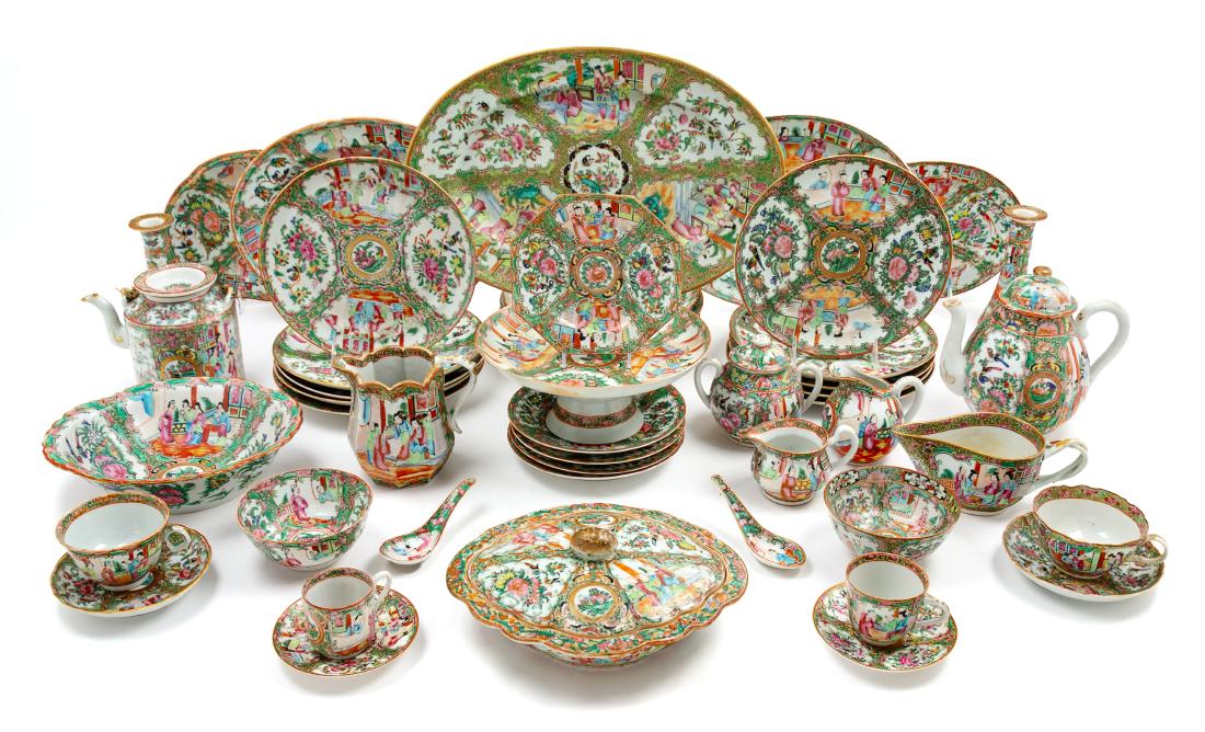 * A Collection of Rose Medallion Porcelain Articles (1 of 1)