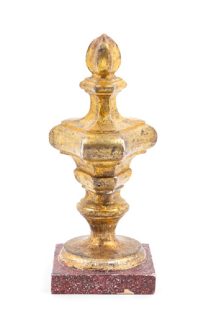 A Continental Painted and Giltwood Table Ornament (1 of 1)