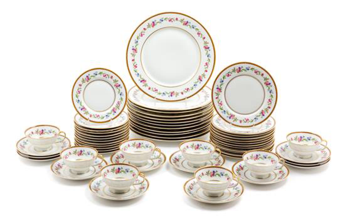 A Raynaud and Co. Limoges Porcelain Dinner Service for (1 of 2)