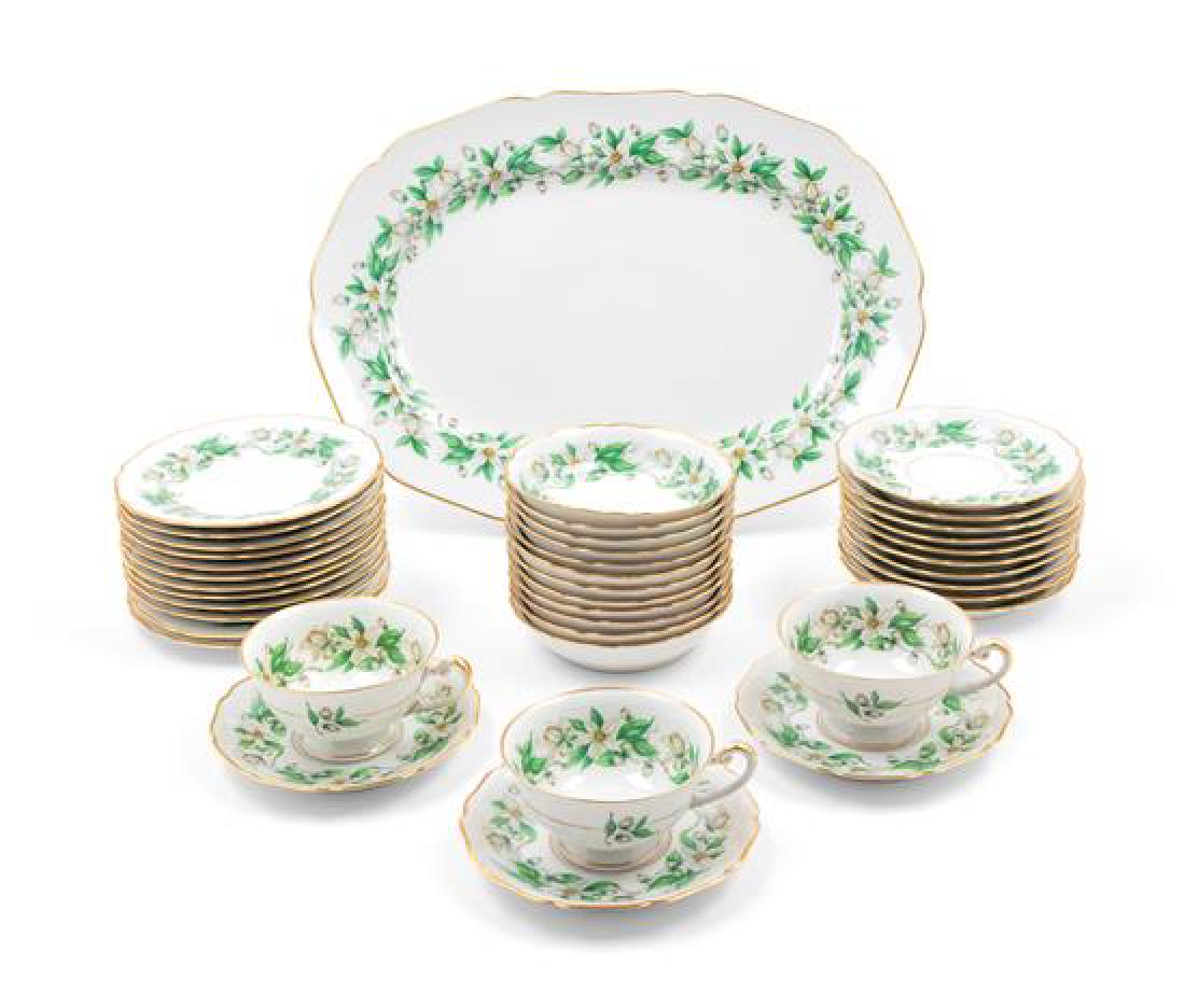A Bavarian Porcelain Partial Dinner Service Diameter of (1 of 3)